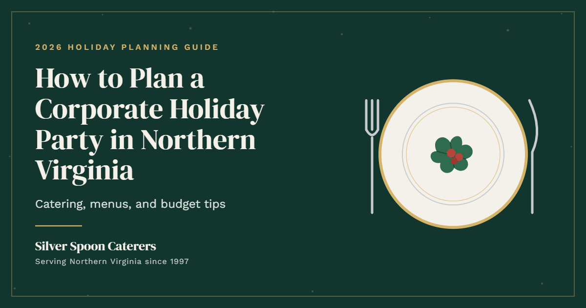 Corporate Holiday Party Catering in Northern Virginia